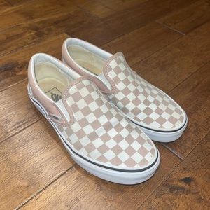 Women’s checkered vans. Women’s size 7.5.